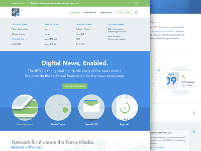 IPTC Launch homepage illustrations iptc launch news photography website