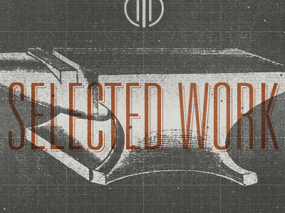 Selected Work illustration iron to iron logo portfolio typography