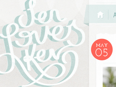 Jen Loves Kev - Blog blog header typography