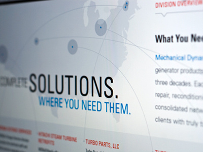 Solutions infographic map print typography