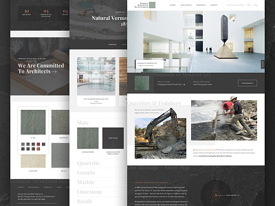 Vermont Structural Slate Launch architecture design homepage launch slate website