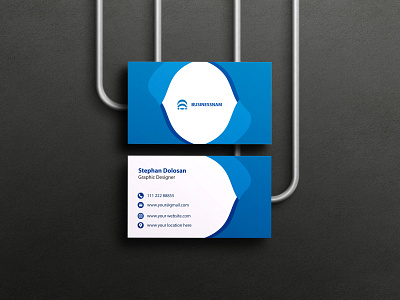 Welcome To My Portfolio Modern Corporate Business Card Design? 3d animation branding business card design graphic design illustration logo motion graphics ui ux vector
