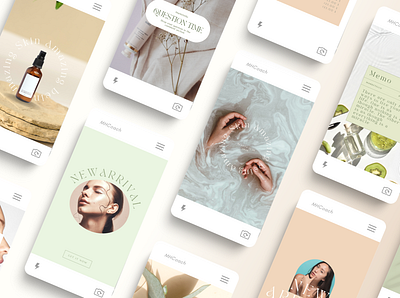 You have a skincare business or a beauty shop ? need to see this 2022 2022trends 360 beauty behance branding bundle canva canva design canva template canvalove design designtrends dribblelove graphic design kit shop social media kit ui ux