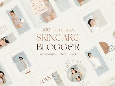 Skincare blogger templates bundle behance branding bundle canva canva design canva ebook canva instagram canva social media canva story canva template canva workbook canvabundle design ebook template instagram bunlde logo social media bundle social media templates ui workbook template