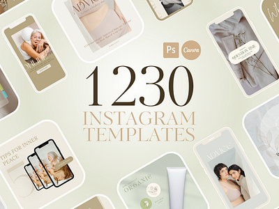 Instagram bundle in CANVA 2022 360 artist behance branding bundle canva canva bundle canva design canva template design graphic design illustration instagram bundle instagram canva instagram templates social media template templates ui ux