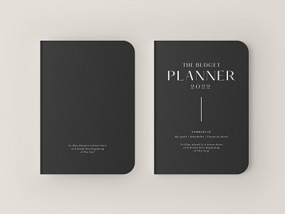 Minimal budget planner on CANVA behance branding budget planner bundle canva canva design canva template design finance finance tracker illustration journal logo planner ui