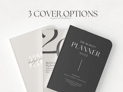 Budget planner cover for CANVA behance branding bundle canva canva design canva template design illustration logo ui