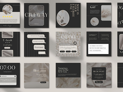 Instagram post design | CANVA behance branding bundle canva canva design canva template design