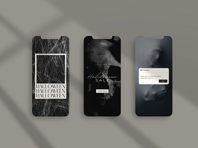 Instagram story for HALLOWEEN on CANVA behance branding bundle canva canva design canva template design halloween holidays