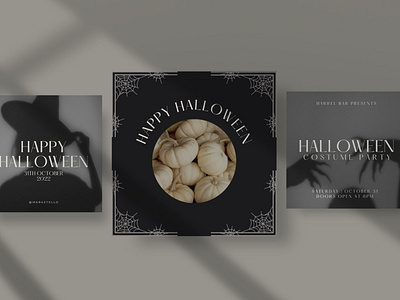 Halloween for social media on CANVA