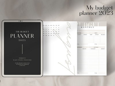 2023 Budget Planner Template CANVA