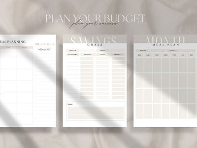 2023 Budget Planner Template CANVA