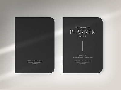 2023 Budget Planner Template CANVA behance book cover bundle canva canva design canva template cover design magazine notebook notebook cover