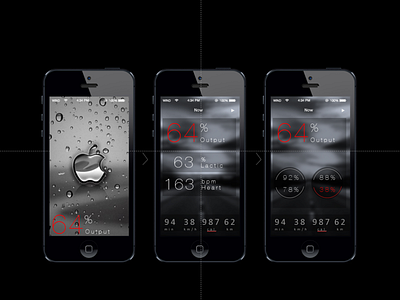 Wearable - UX - Gesture Logic app design industrial design ui ux wearable design
