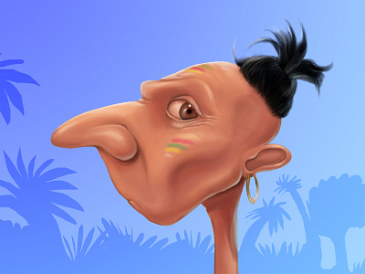 Kiduku caricature character design games illustration