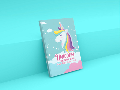 Unicorn coloring Book amazon book book cover children coloring coloring book coloring pages graphic design illustration kids kids book