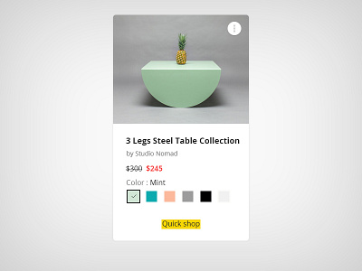 E-Commerce Shop (Single Item) concept dailyui design ecommerce quick shop trendy ui ux webdesign