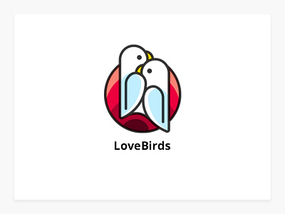 Lovebirds logo bird brand brandidentity circle design infinity logo logos lovebirds ui