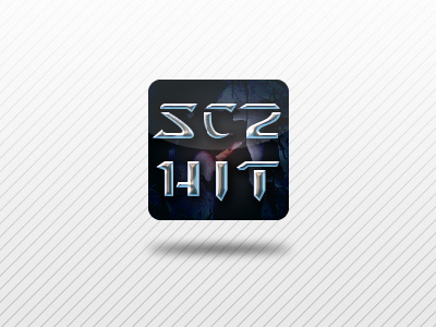 SC2HIT Application Icon 2 app craft font hit icon logo photoshop star style type