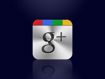 Google+ Style Aluminium Icon aluminium google icon plus style