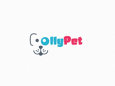 OllyPet logo design icon illustration light logo logotype ollypet pet texture type vector water