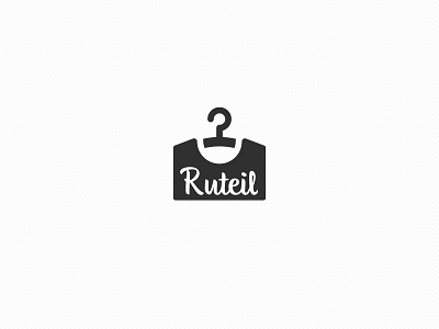 Ruteil logo black design gray icon illustration light logo logotype ruteil texture type vector