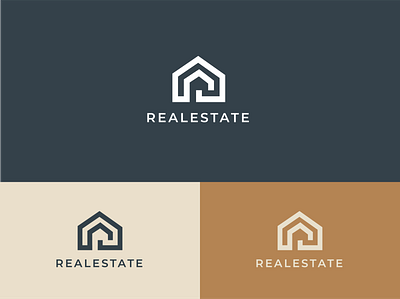 Real State Logo branding design graphic design illustration logo logo design modern vector