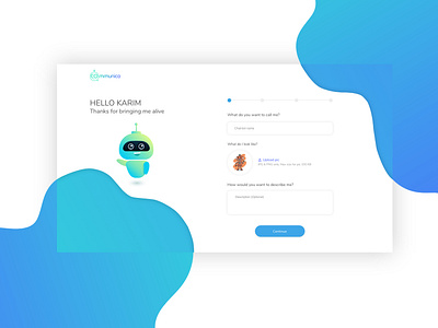 Chatbot blue blue and white chatbot create account dashboad dashboard dashboard design dashboard ui design profile uidesign ux ux ui ux design web web design webdesign website website design