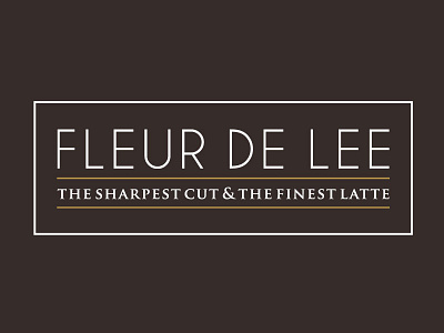 Fleur de Lee cut finest hairsalon latte logo