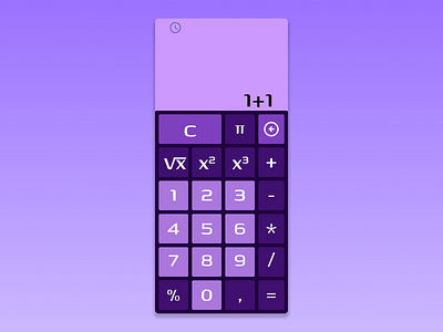 #DailyUi #004 - Calculator