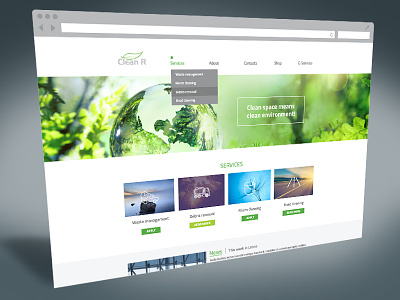 CleanR Web Page Design