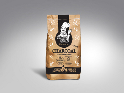 Package and Logo Design for Charcoal charcoal cheff design logo luxury package restaurants