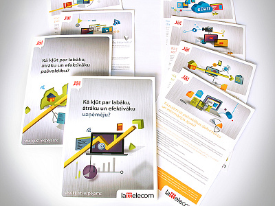 Brochure Design for Telecommunications Company booklet graphic design booklet illustration brochure design pamphlet design illustration
