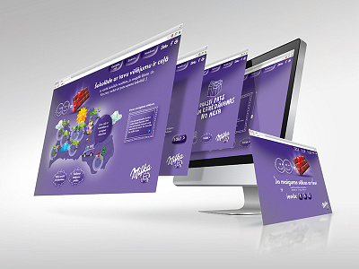 Milka Web Page Design