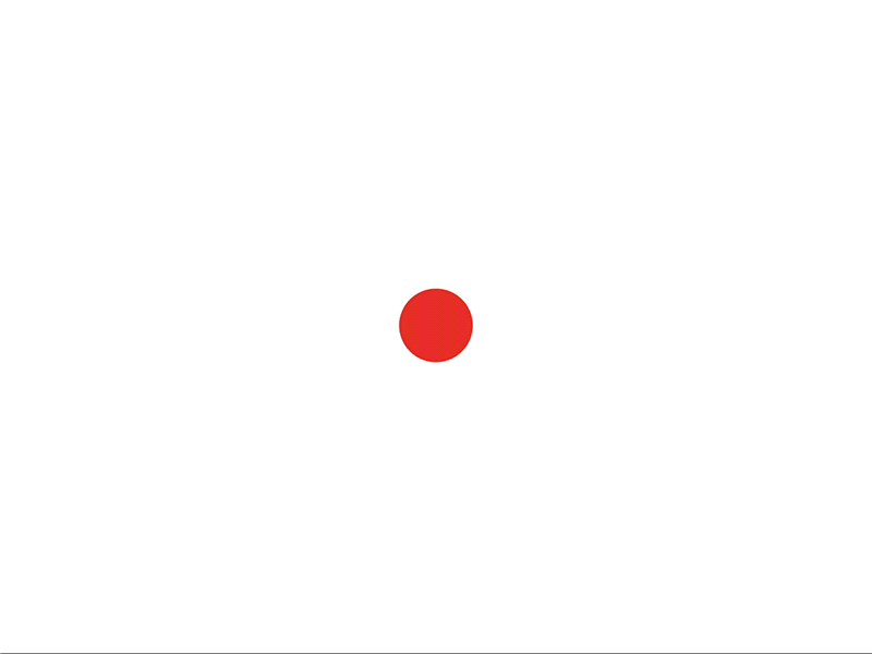 RED DOT 001 aftereffects animation flat motion motiongraphic point