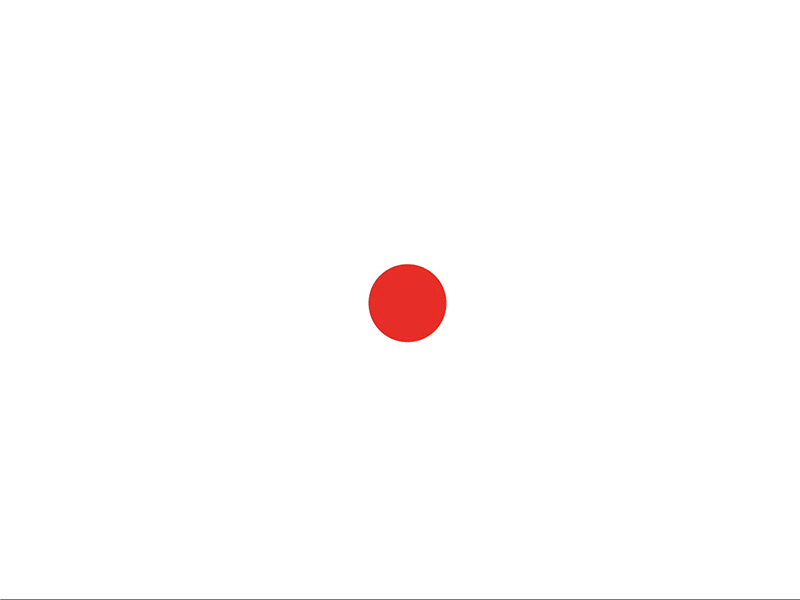 RED DOT 002 aftereffects animation flat motion motiongraphic point