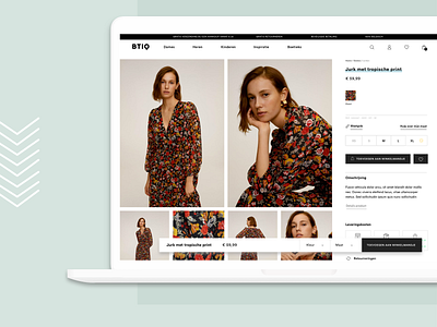 BTIQ - Product Detail design ecommerce interface ui ux ux ui