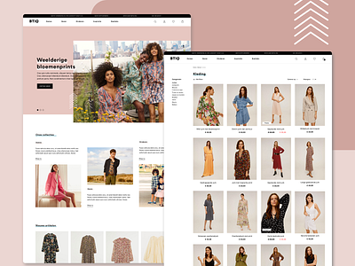 BTIQ - Home + Product Overview design ecommerce interface ui ux ux ui