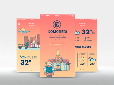 Komorebi - backpackers app