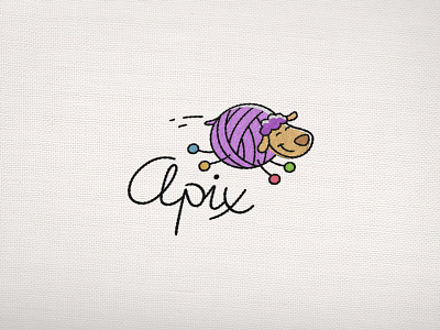 Apix art branding character design funny illustration logo minimalism vector