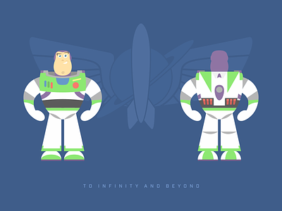Buzz Lightyear art buzz buzzlightyear cartoon character design flat funny illustration toystory vector
