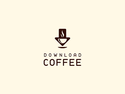 Download coffee art coffee concept design download logo minimalism sign togo