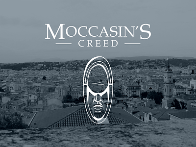 Moccasin's Creed art assassins creed character concept design funny humorous illustration invert logo logotype minimalism practice vector