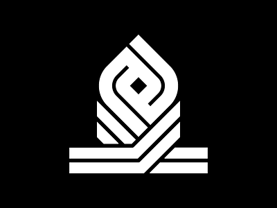 Campfire camp fire icon logo symbol thicklines