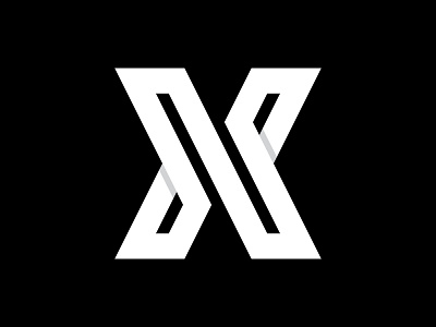 X icon logo symbol thicklines x