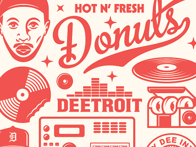 J Dilla Donuts Illustration dilla hip-hop illustration j dilla jay