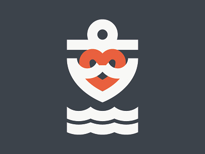 Anchor Heart Symbol anchor heart nautical symbol