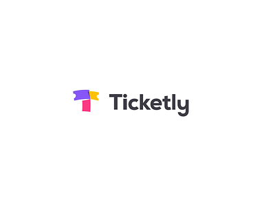 Ticketly Logo - Animation animation app branding design icon illustration logo minimal typography ui vector