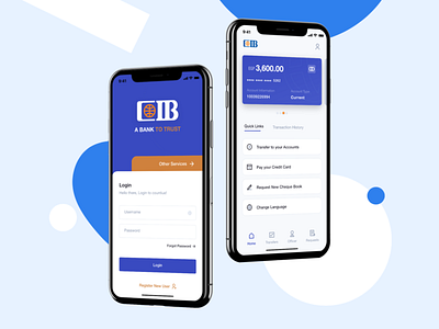 CIB Bank app Concept