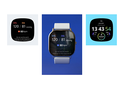 Full Samsung Watch Project 3d android animation app behance branding design illustration interface motion graphics ui